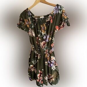 Derek Heart Multicolor Floral Romper
